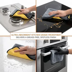 Kitchen Microfiber Hand Towels (12pcs) - Multicolour
