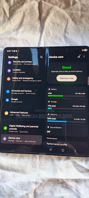 Samsung Galaxy Z Fold4 512 GB Black