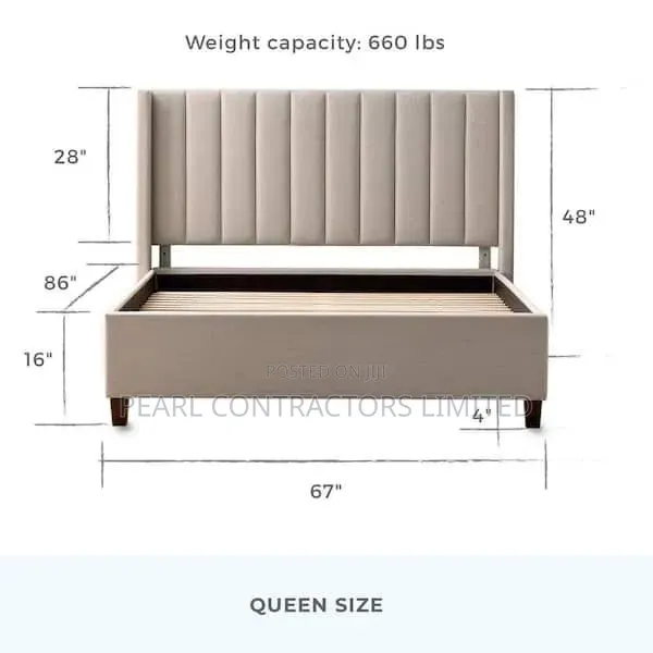 Beds/Queen Size Dressed Beds Order Now in Any Colour From 1,500,000/-