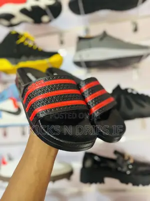 Men’S Adidas-Style Slide Sandals