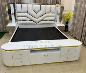 Solid Wooden Stylish Bed