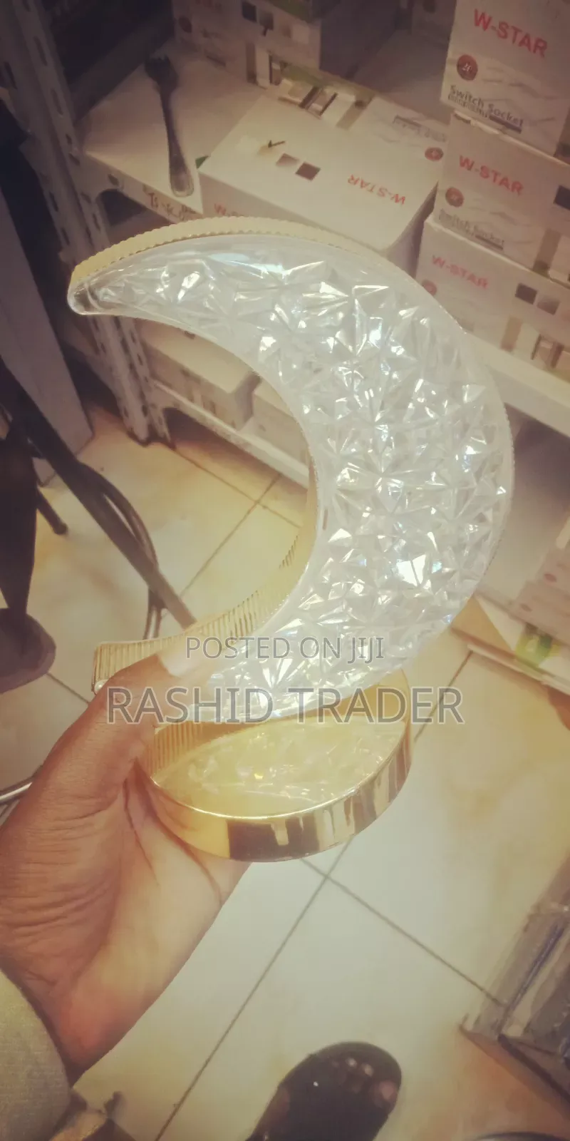 Crescent Moon Shaped Lamp