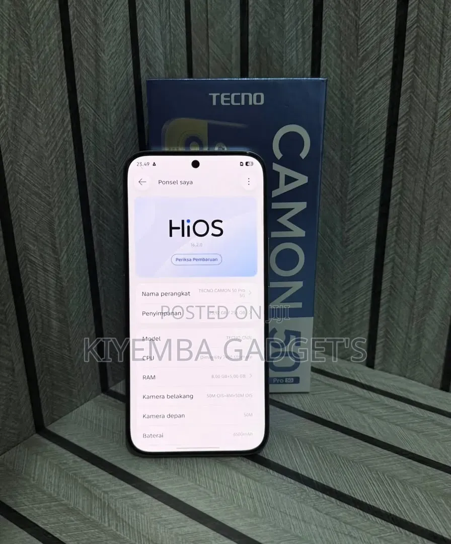 New Tecno Camon 50 Pro 256 GB Silver