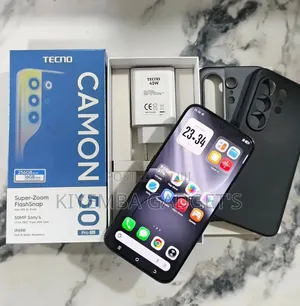 New Tecno Camon 50 Pro 256 GB Black