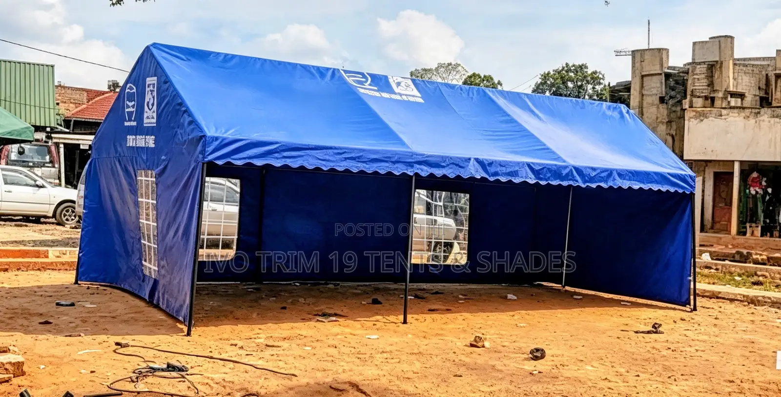 Modular Steel-Frame Canvas Hall