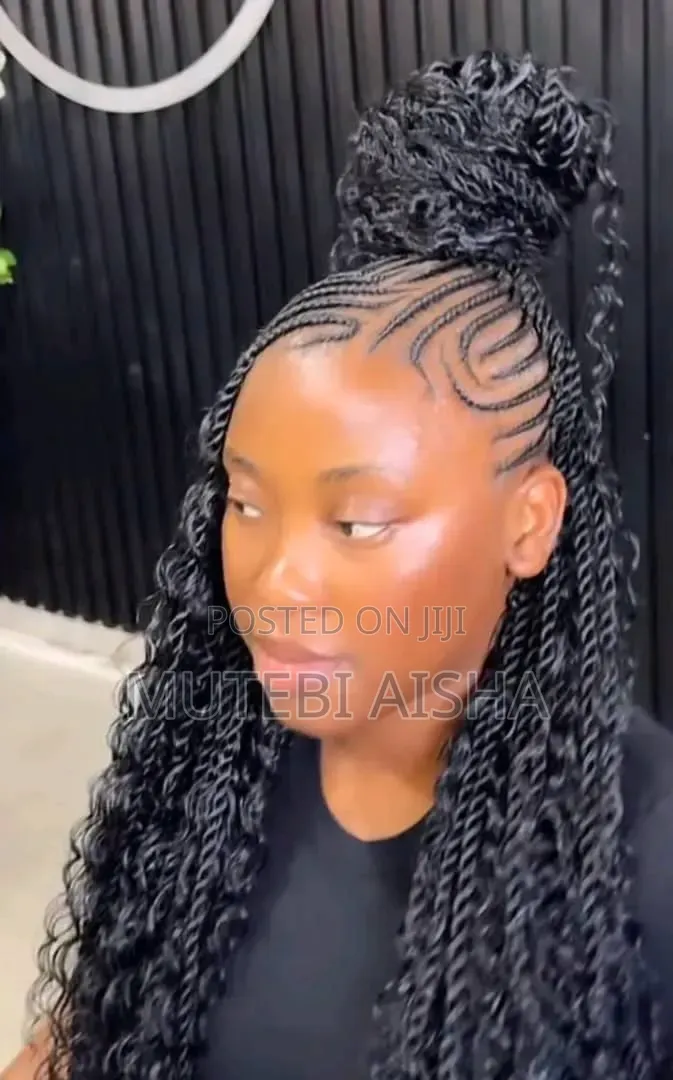 Curly Fulani Hairstyles