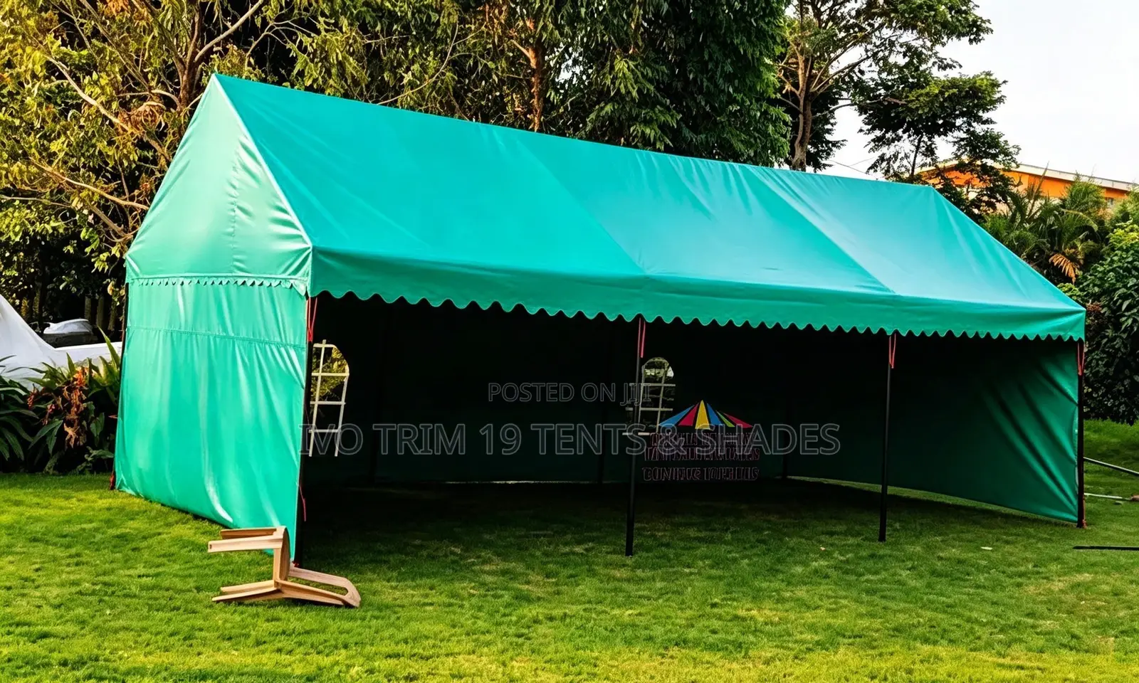 Semi-Open Clear-Span Frame Canopy Tent (Gabled a-Frame / Marquee Style