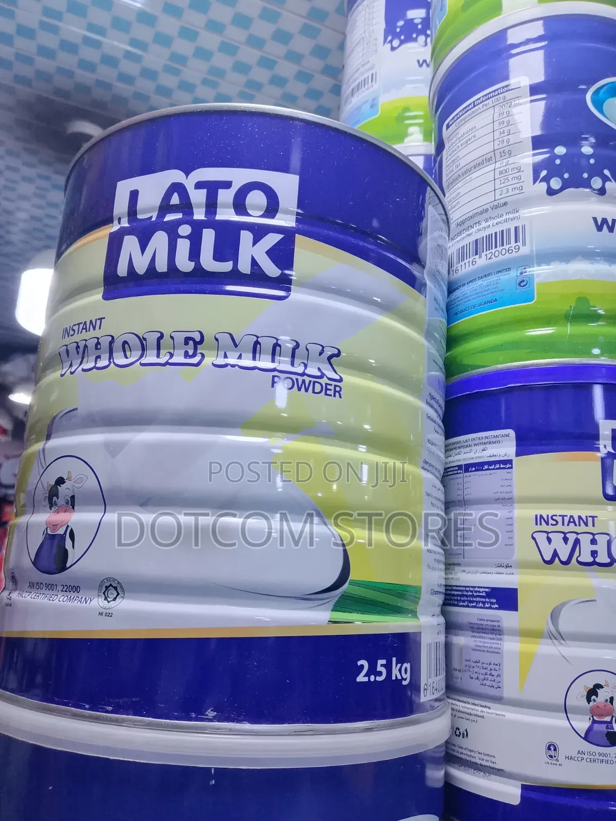 2.5kg Lato Milk Instant Whole Milk Powder