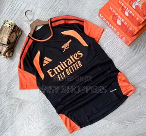 Black and Orange Arsenal FC 26/27 Training Jersey by Adidas
