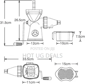 Multi-Function Manual Juicer Machine | Hand Press Cold Extractor
