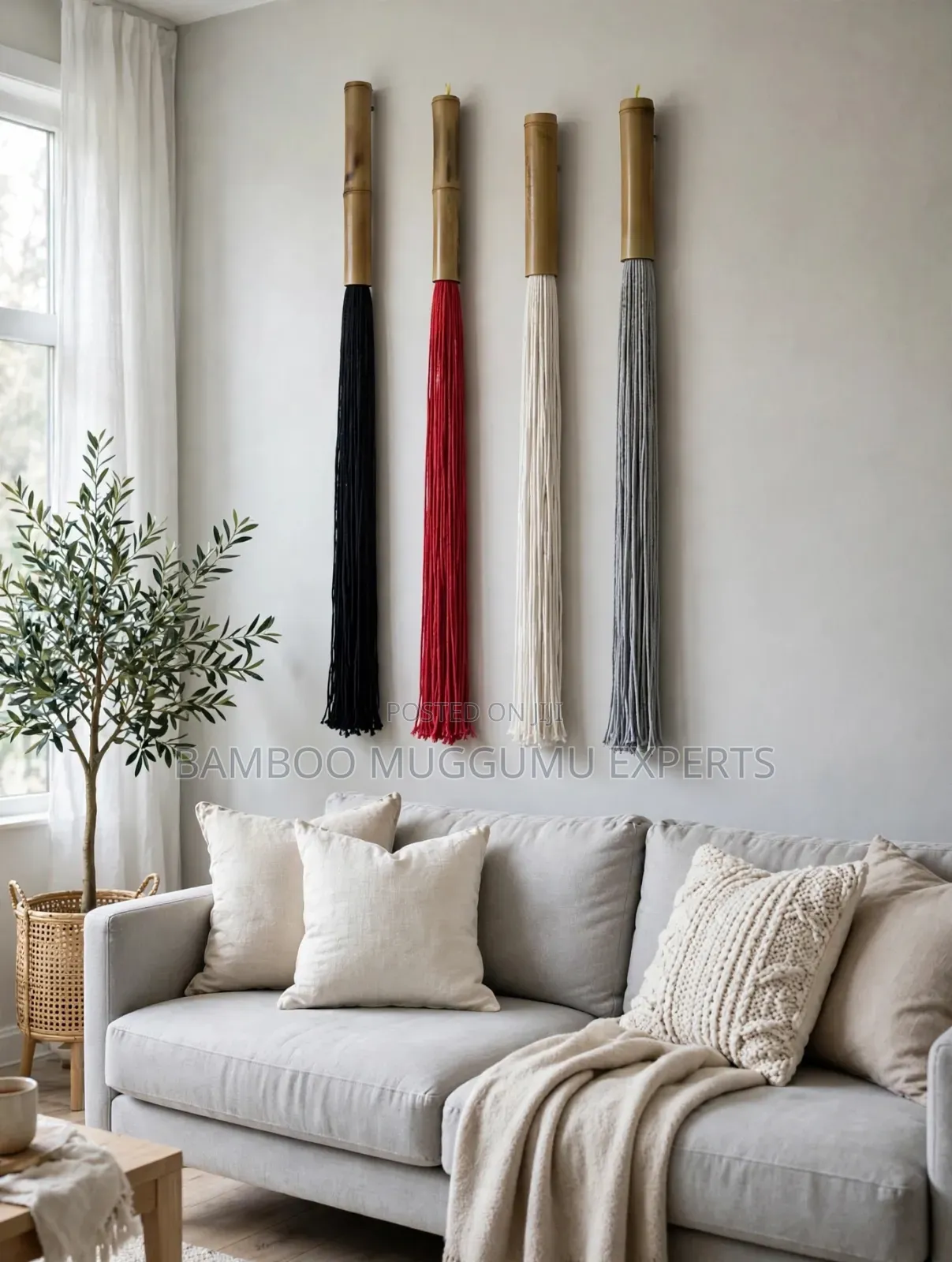 Bamboo Tessle Wall Hanging