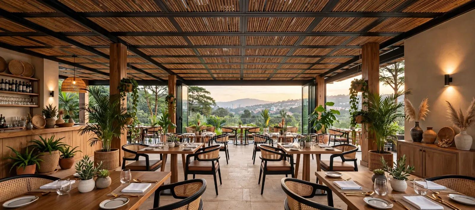 Bamboo Coolling Ceiling