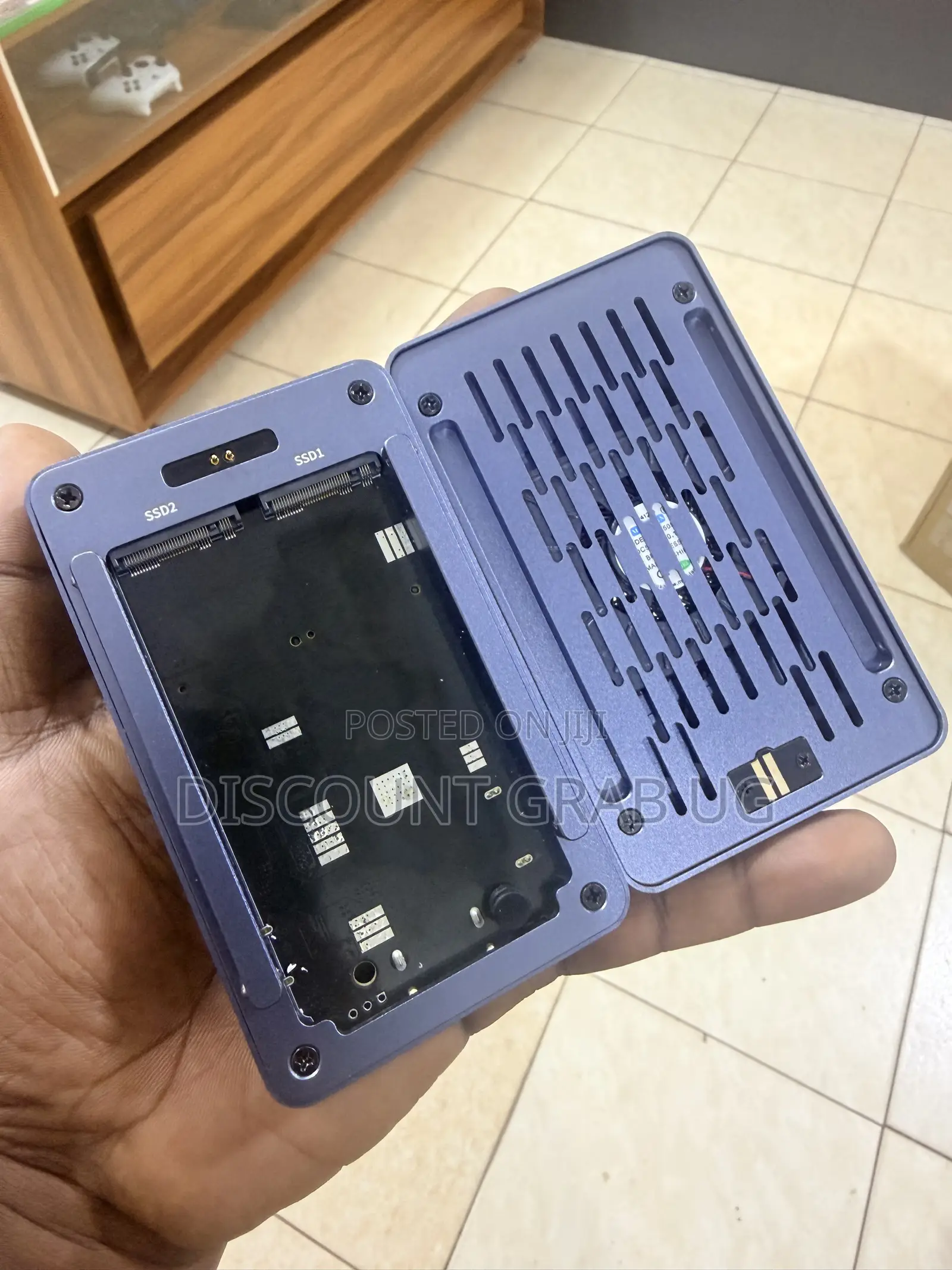 Accasis 2 Bay SSD M.2 NVMe Enclosure 40gb/S