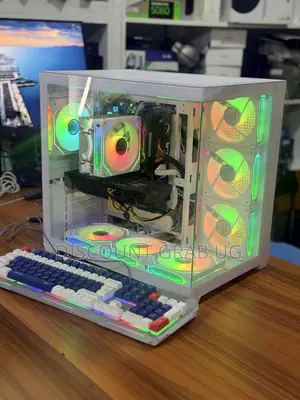White Gaming PC Casing