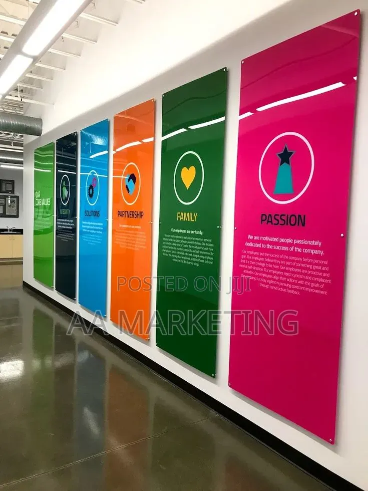 Office and Company Wall Display Boards