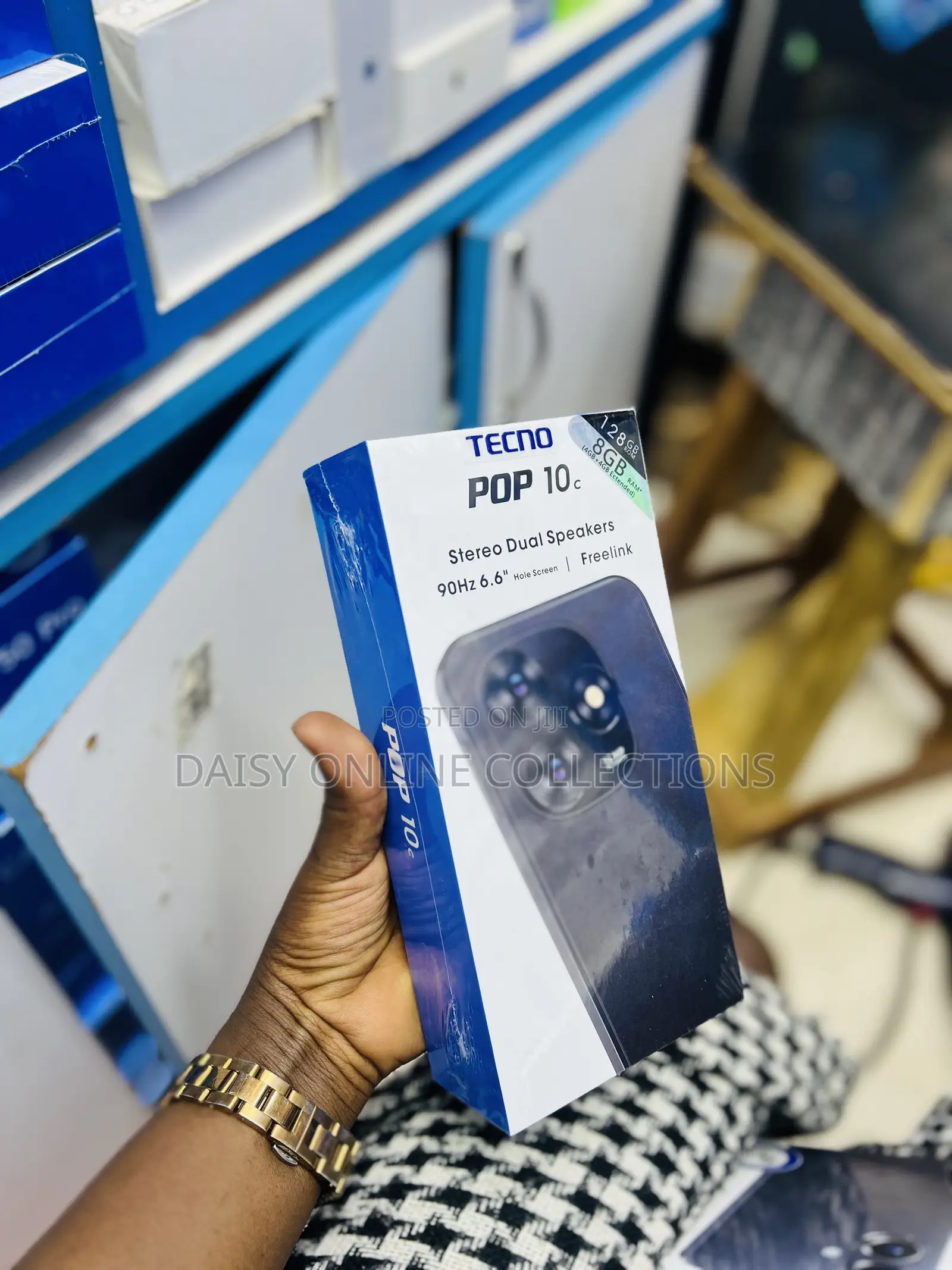 New Tecno Pop 10C 128 GB Blue