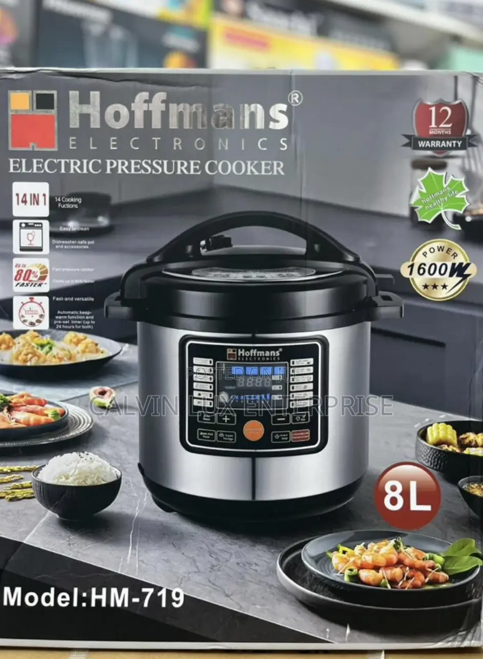 Electric Pressure Cooker 8 Liters