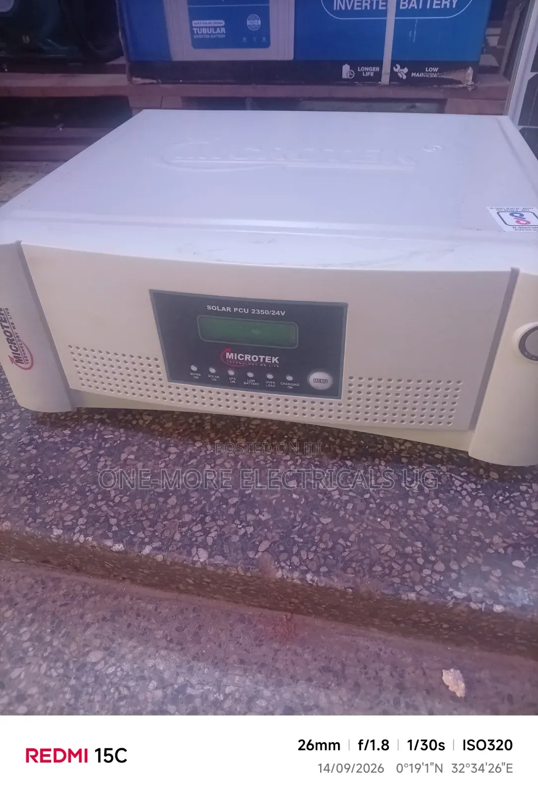 Hybrid Inverter 1735l24volts Microtek Pcu Inverter.