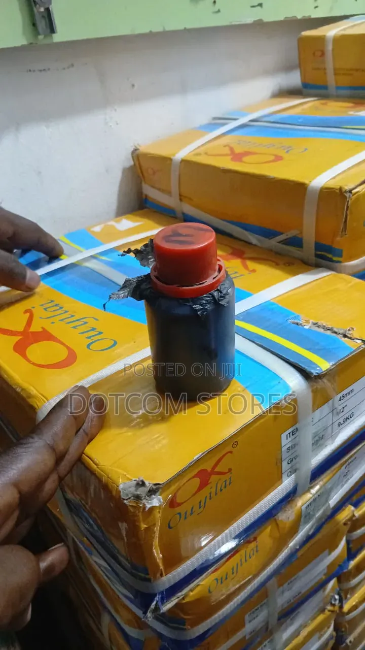 Dark Plastic Bottle Wood Glue Paint