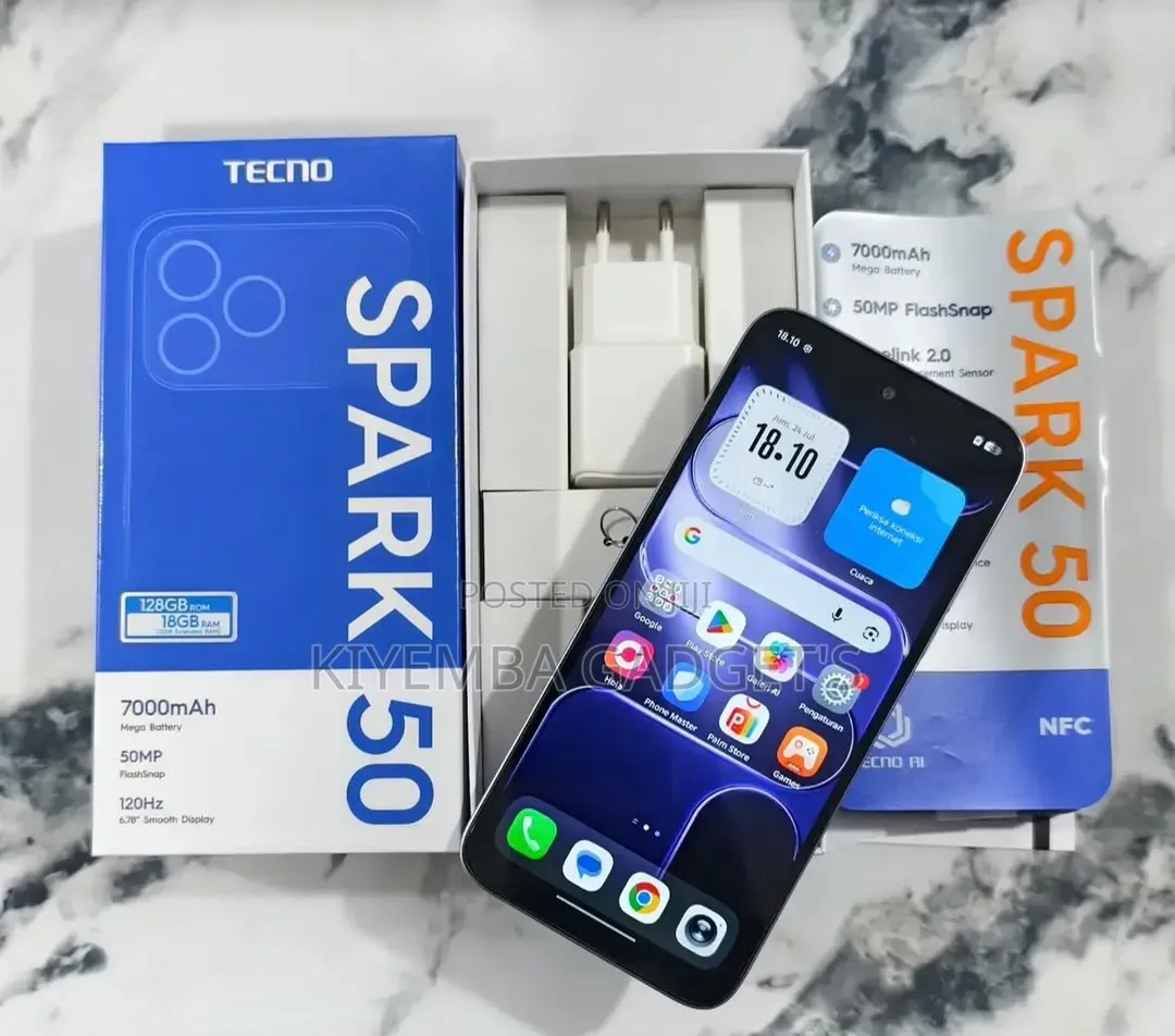 New Tecno Spark 50 128 GB Purple