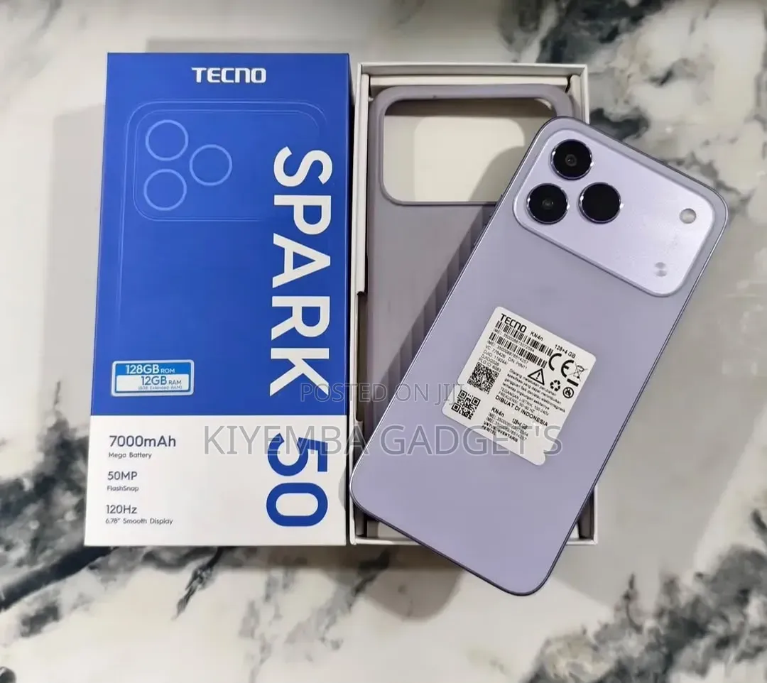 New Tecno Spark 50 128 GB Purple