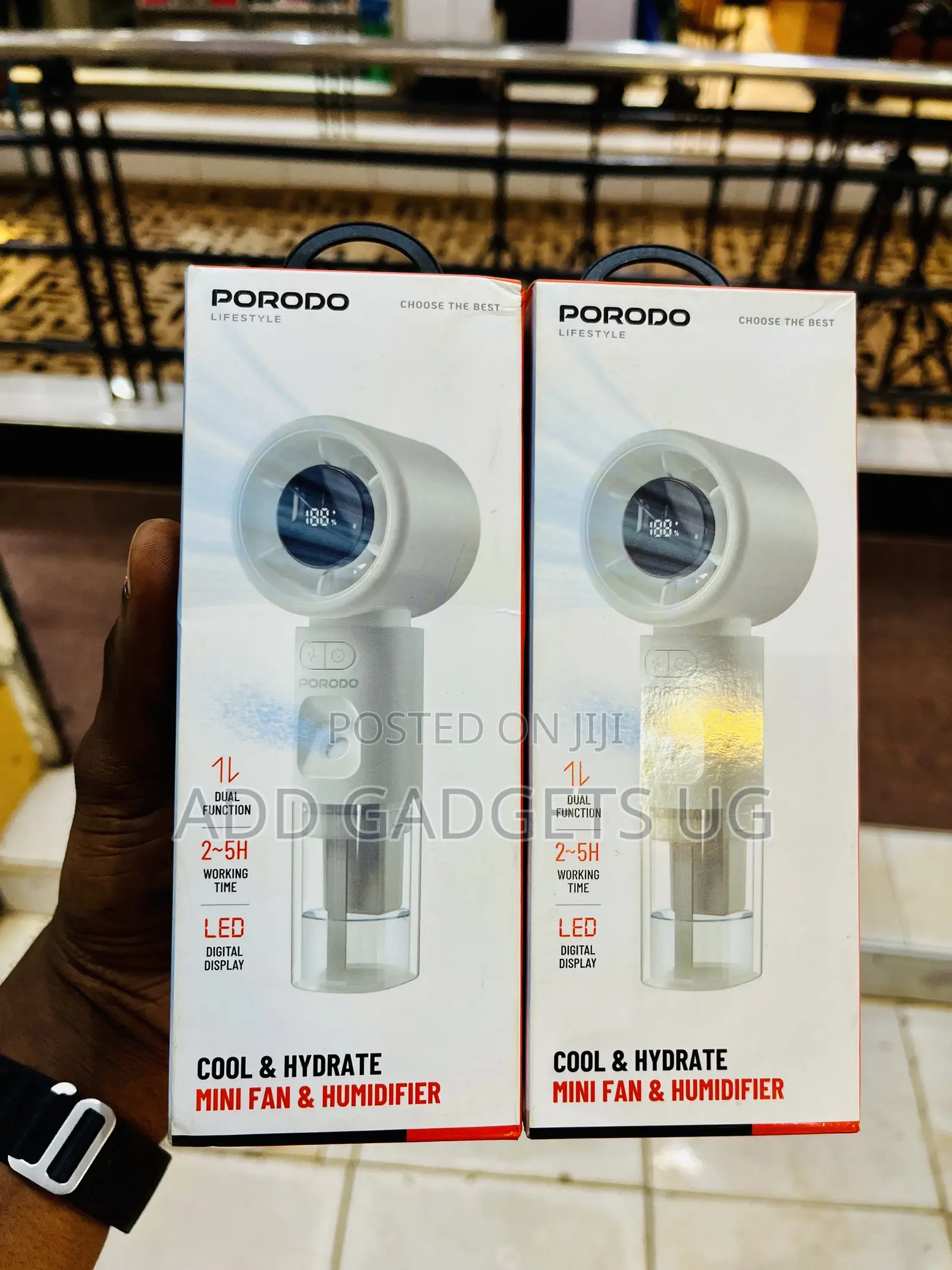 Porodo Mini Cooling Fan Humidifier