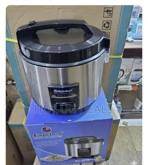 Simbaland 2.2L Electric Rice Cooker Steamer – Silver (RC-221S)