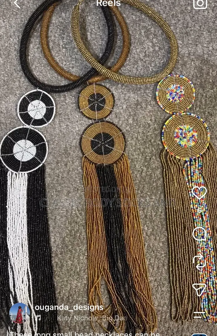 White Masai Stylish Long Necklace