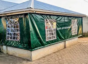 Roll-Up Outdoor Patio Curtains