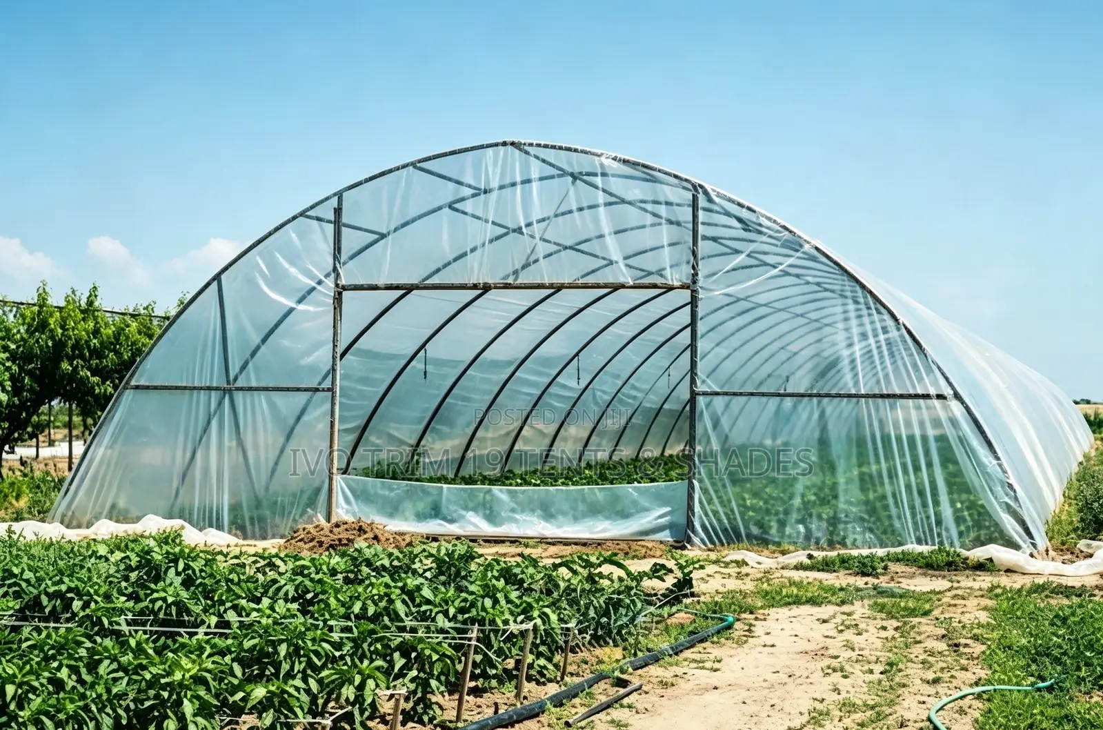 Arched Mesh Shade House