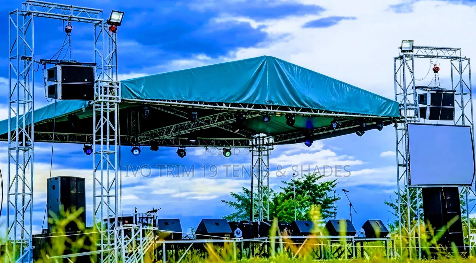 Professional Heavy-Duty Concert Stage Roof System