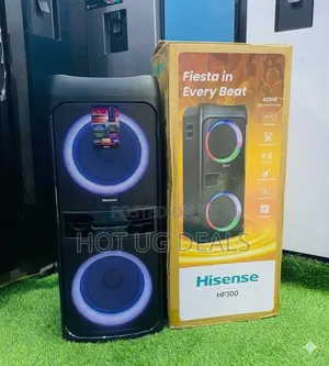 Hisense HP300 400W DJ Party Bluetooth Speaker With Bass, Lights