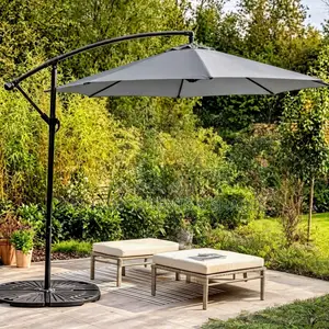 An Offset Patio Umbrella