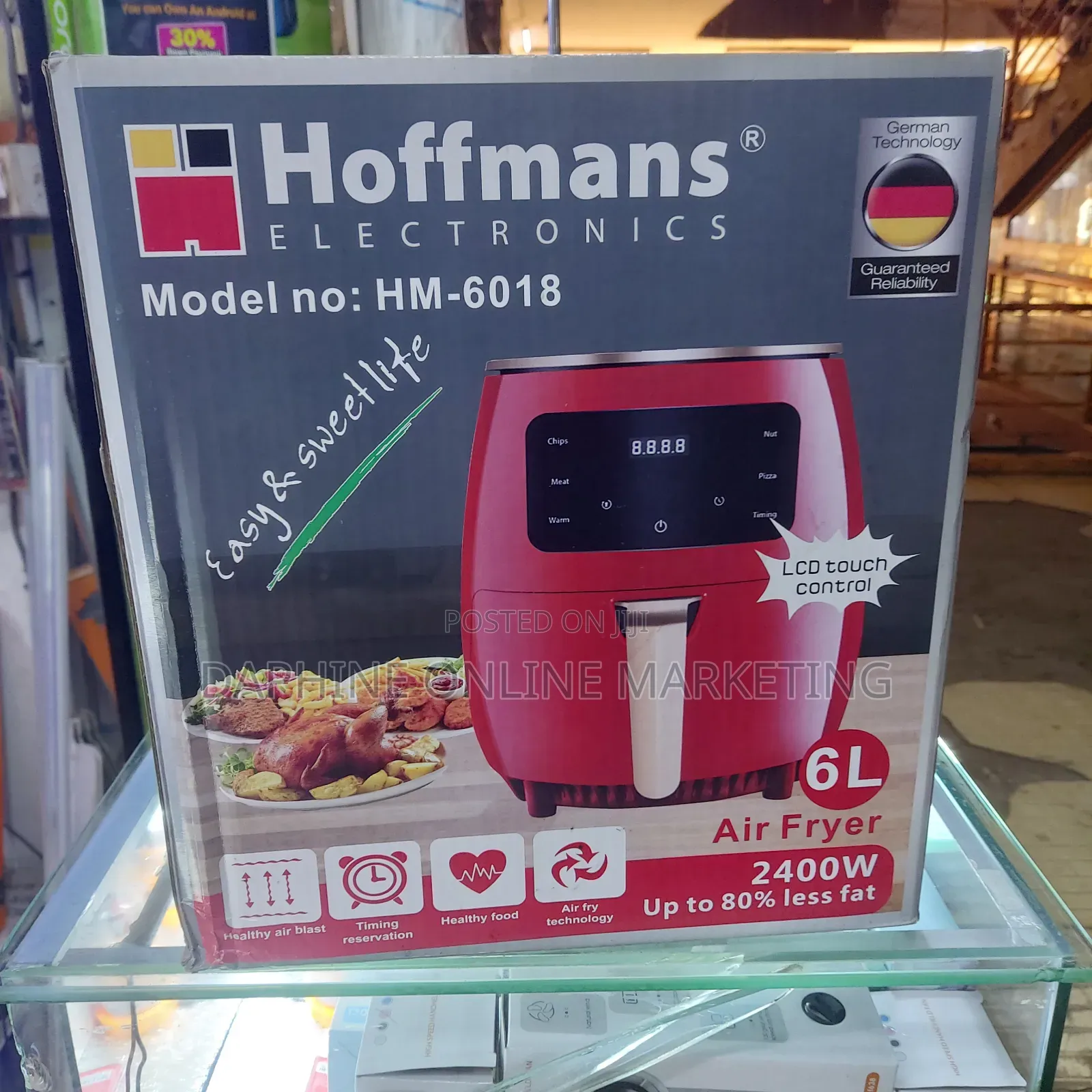 6L Air Fryer Hoffman/ Digital Air Fryer Hoffman