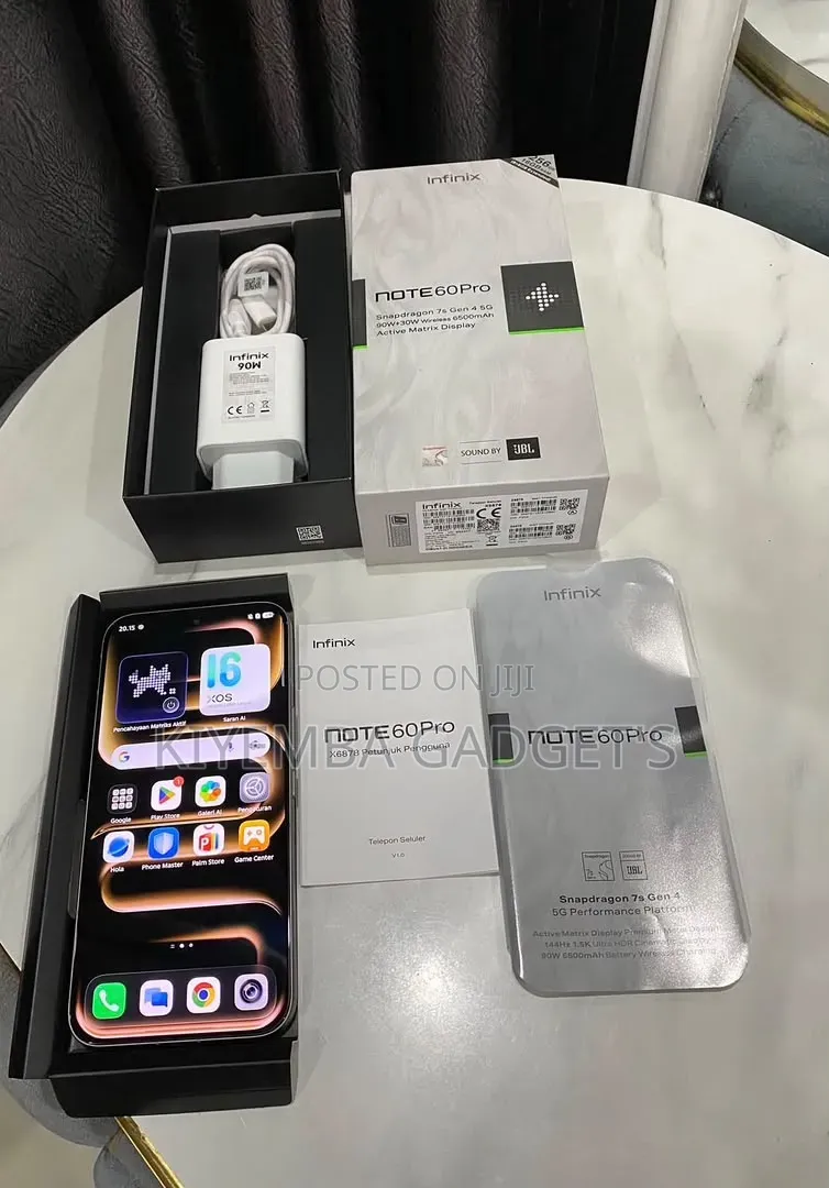 New Infinix Note 60 Pro 256 GB Gray
