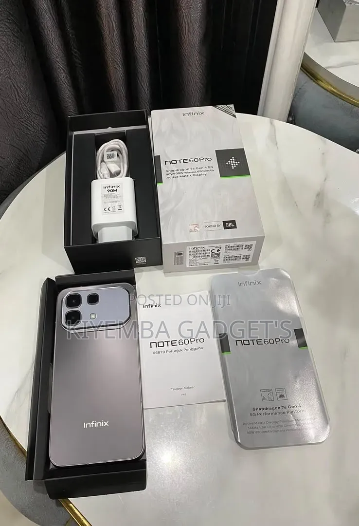 New Infinix Note 60 Pro 256 GB Gray