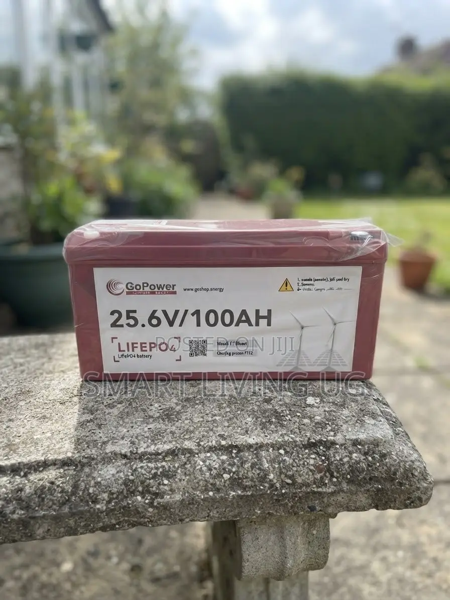Original 25.6v/100Ah Deep Cycle Lithium Iron Battery for Inverter 234