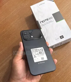 New Infinix Note 60 Pro 256 GB Black