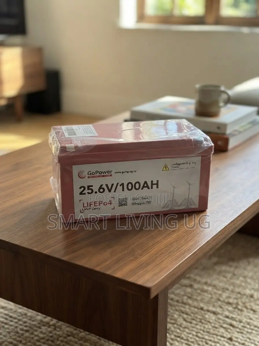 GoPower LiFePO4 25.6V 100AH Solar Storage Battery - Long Lasting