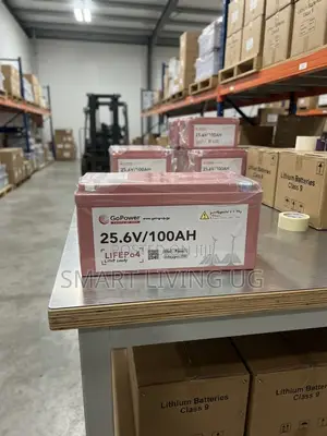 GoPower LiFePO4 25.6V 100AH Solar Storage Battery - Long Lasting