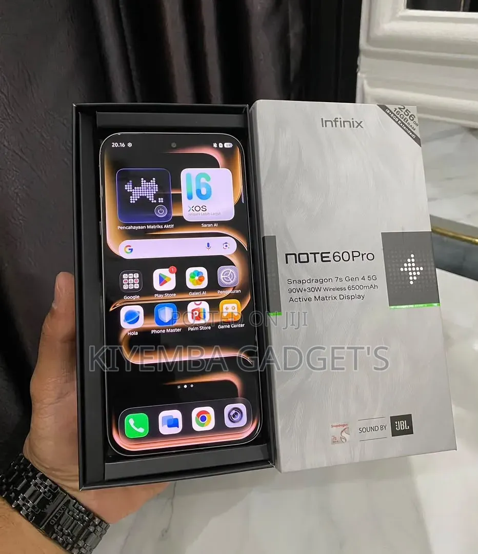 New Infinix Note 60 Pro 256 GB Silver