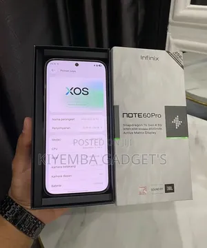 New Infinix Note 60 Pro 256 GB Silver