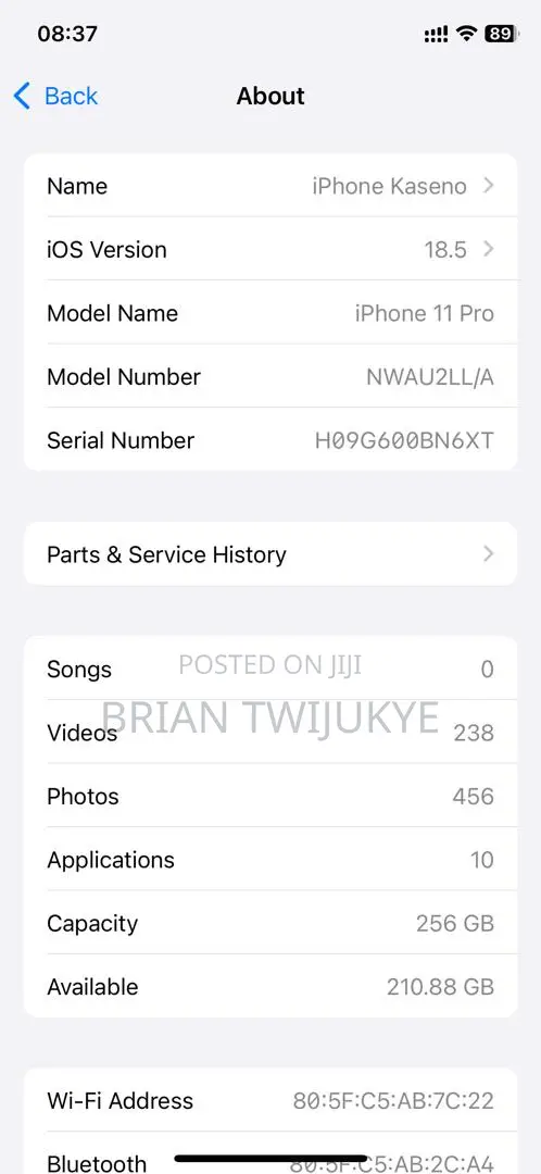 Apple iPhone 11 256 GB Gray