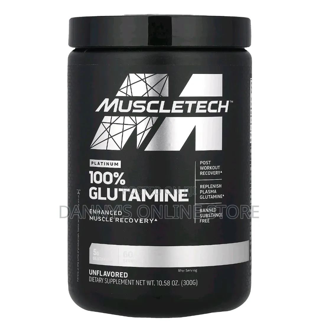 Platinum 100% Glutamine, 5g, 80 Servings.