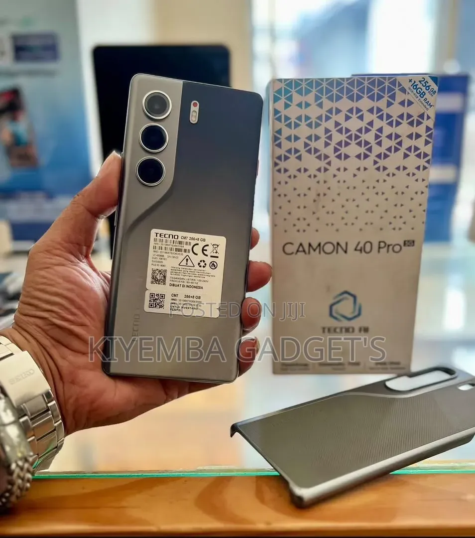 New Tecno Camon 40 Pro 5G 256 GB Black