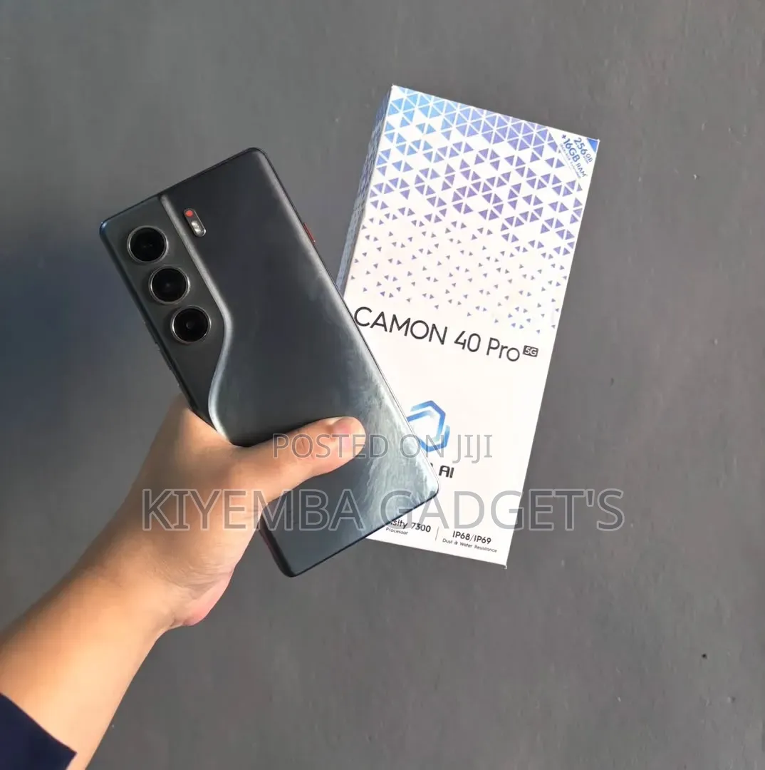 New Tecno Camon 40 Pro 5G 256 GB Black