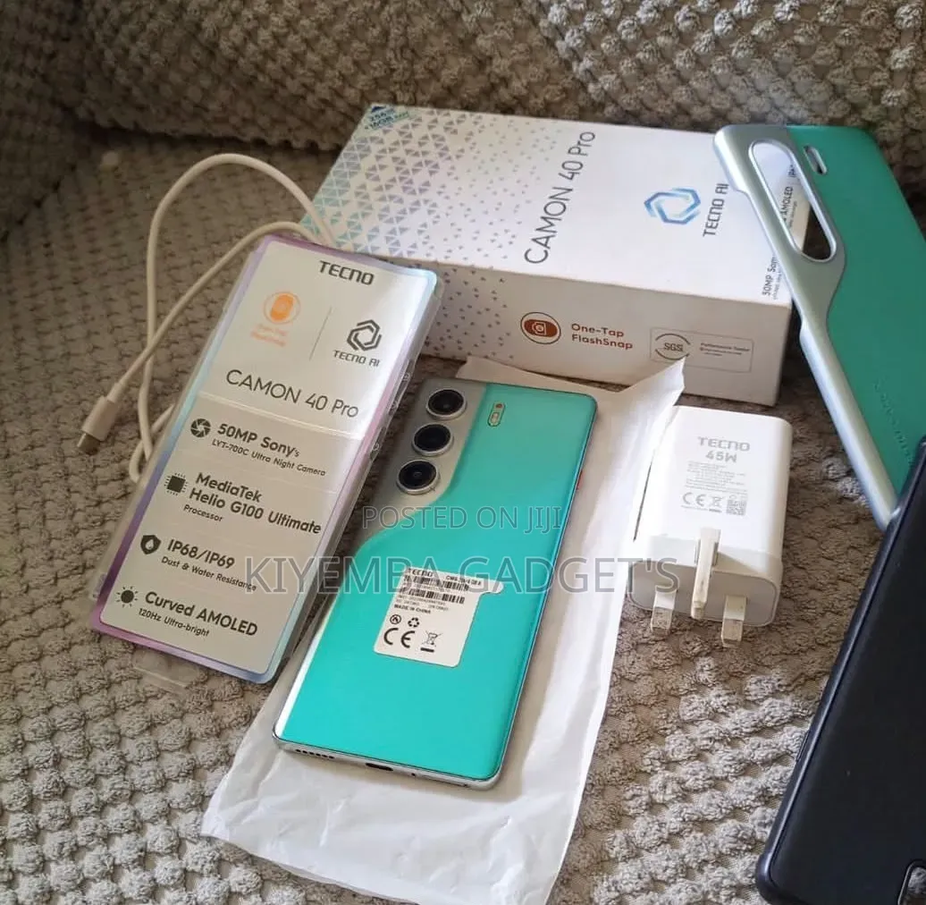 New Tecno Camon 40 Pro 5G 256 GB Green
