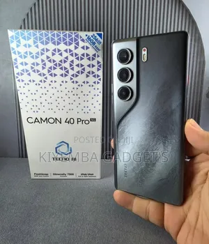 New Tecno Camon 40 Pro 5G 256 GB Black