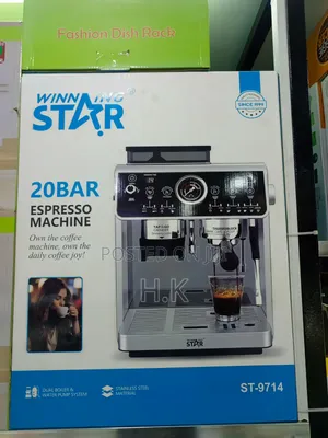 Semi-Automatic Espresso Machine With a Built-in Grinder.