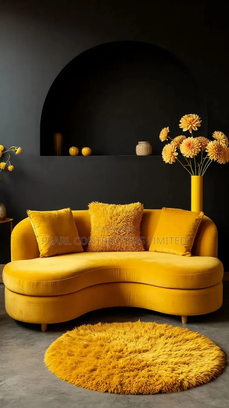 Sofas/Two Seaters Madona Curved Sofa Couches in Any Colour 1,300,000/-